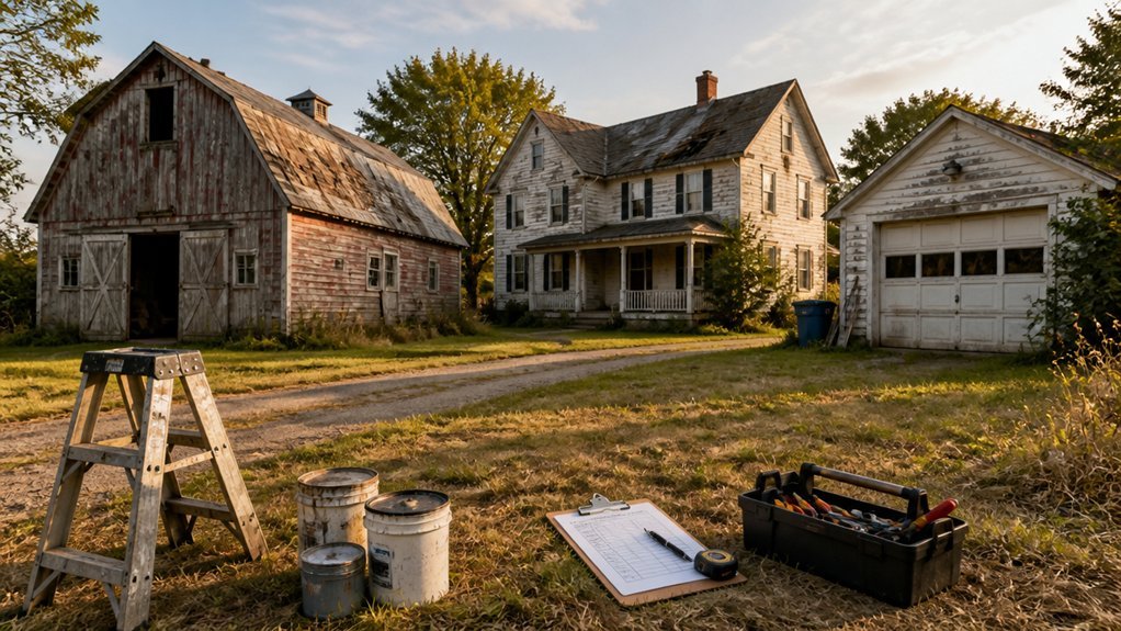 outbuilding maintenance in rentals